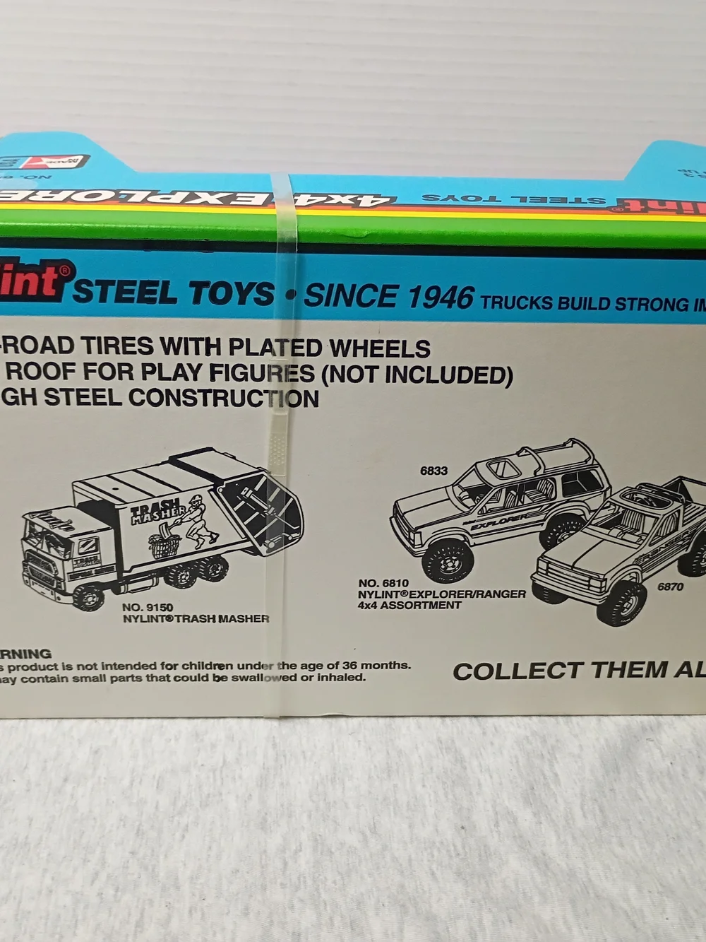 1992 Nylint Steel Toys 4x4 Ford Explorer Metal Muscle Made in USA 6833 Large Red